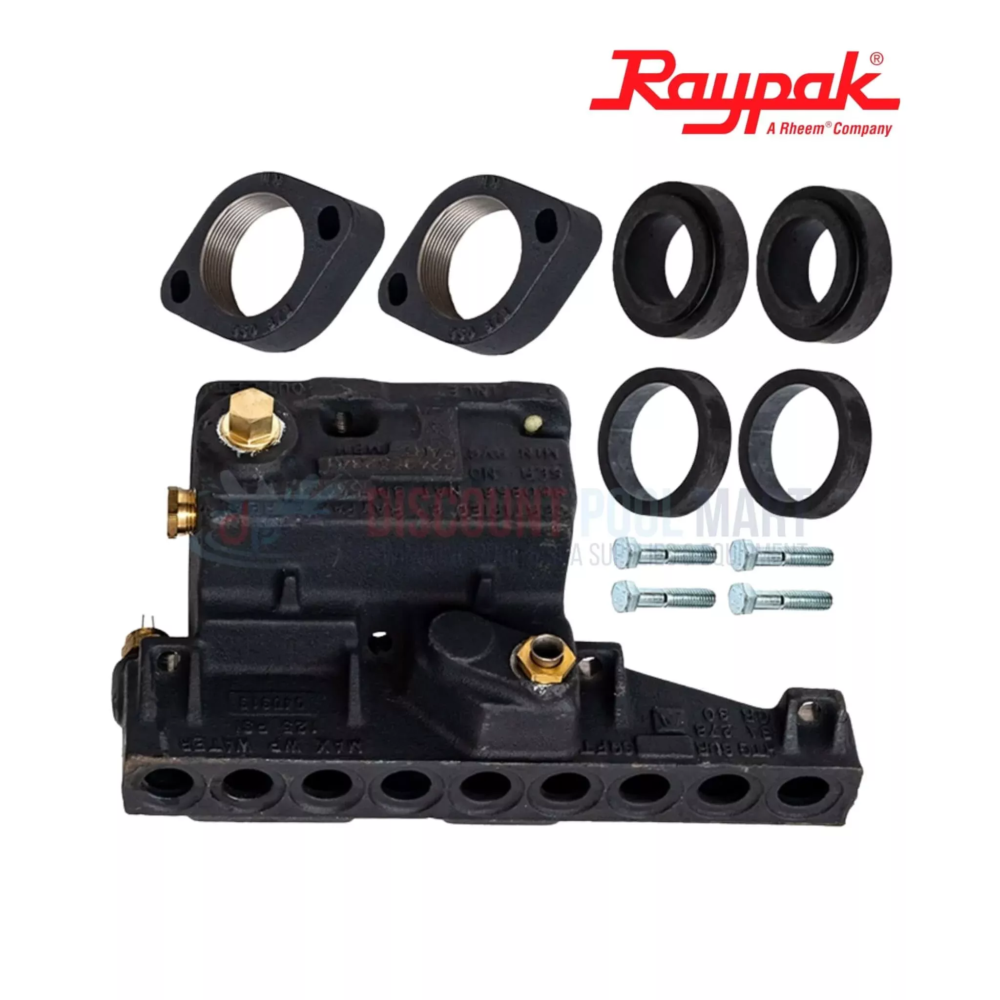 006730F | Raypak ASME CI Heater Inlet & Outlet Header
