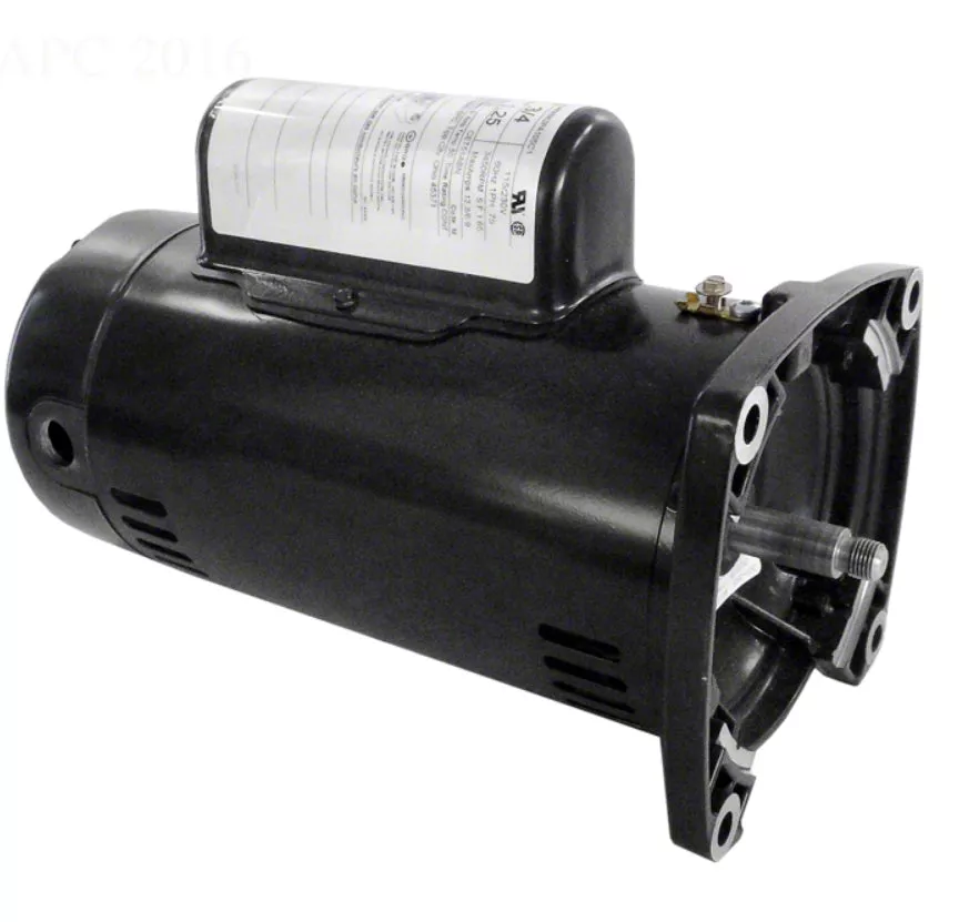 1-1/2 HP Pump Motor Square Flange – 1-Speed 1-Phase 230 Volts – Energy Efficient Full-Rated