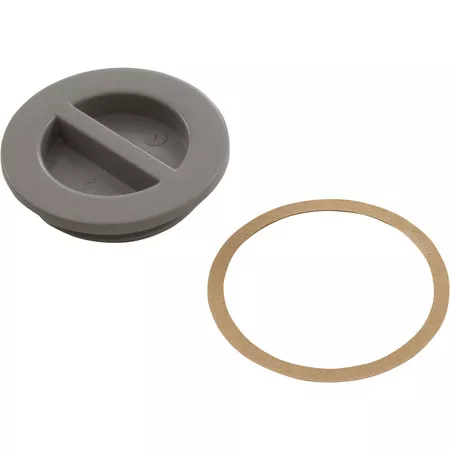 1.5In Npt Flat Plug, Gray- 25542-001-000
