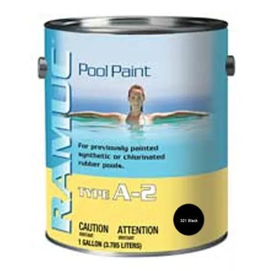 1 gal type a-2 rubber black paint 962232101