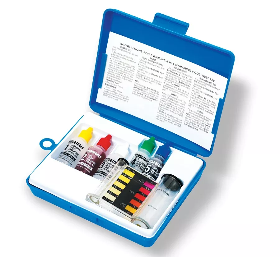 12/CS 4-IN-1 POOL TEST KIT