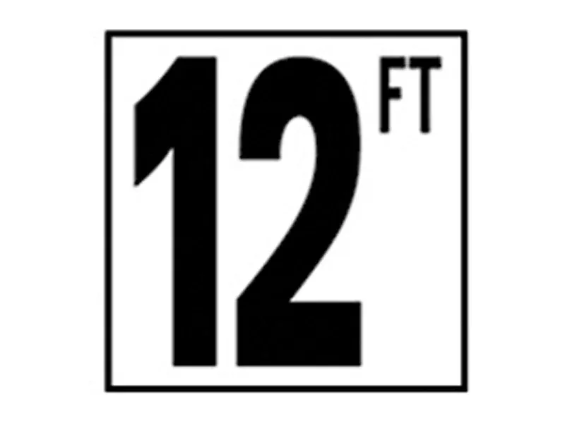12 FT DEPTH MARKER