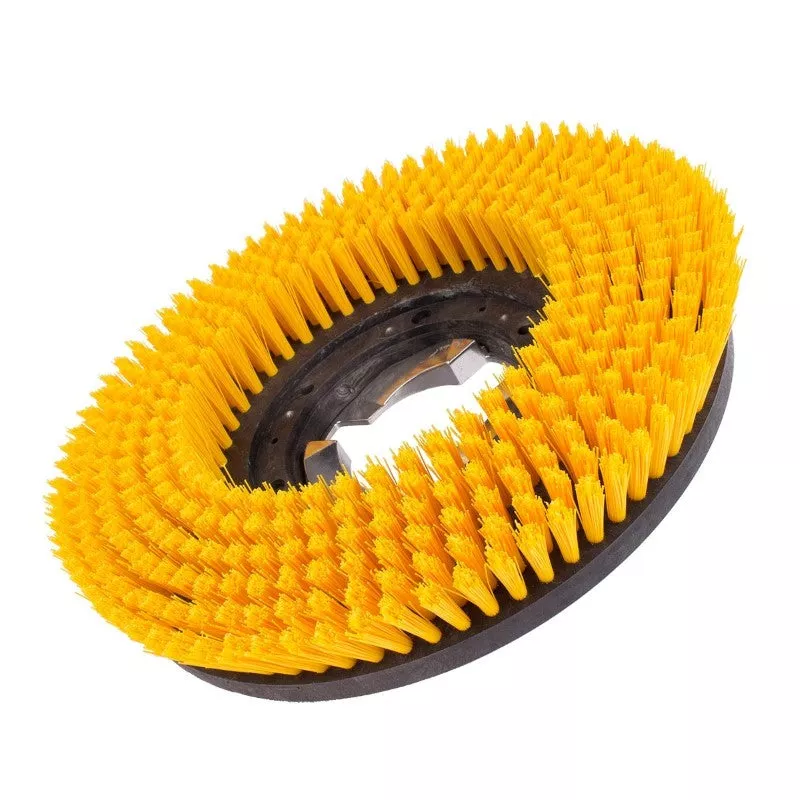 13″ Floor Buffer Medium Duty Floor Scrubbing Brush w/ Poly Bristles (11″ Actual Diameter)