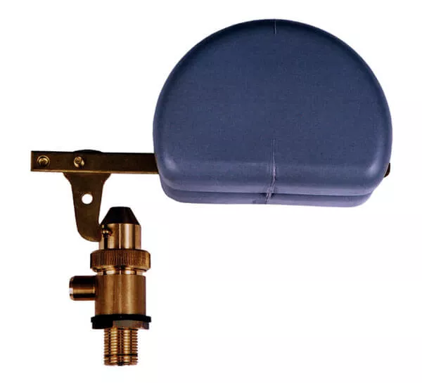 15 PSI Brass Float Valve with Copper Ball