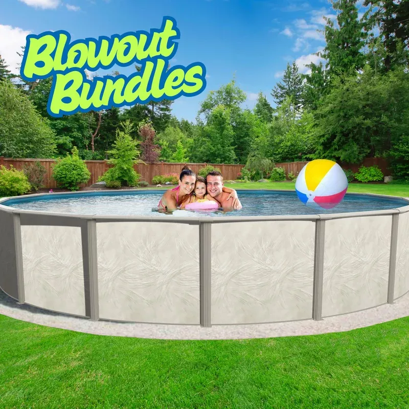 15′ x 54″ Round Resin Hybrid RTR Pool Blowout Bundle