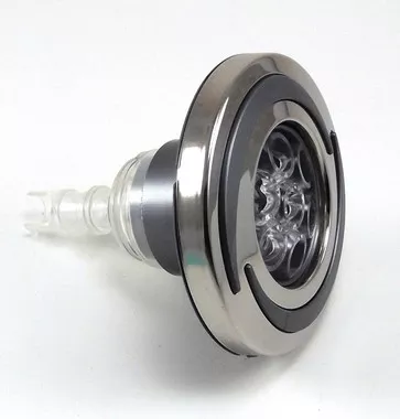 15685 DYNASTY 4" JET, 2019, POLY STORM, GLO, MASSAGE, THREADED, REVERSE ECLIPSE, TITAN/CLEAR