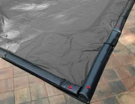 17' x 25' PoolTux Cover for 12' x 20' Rectangle Pool 25 Yr. Brown