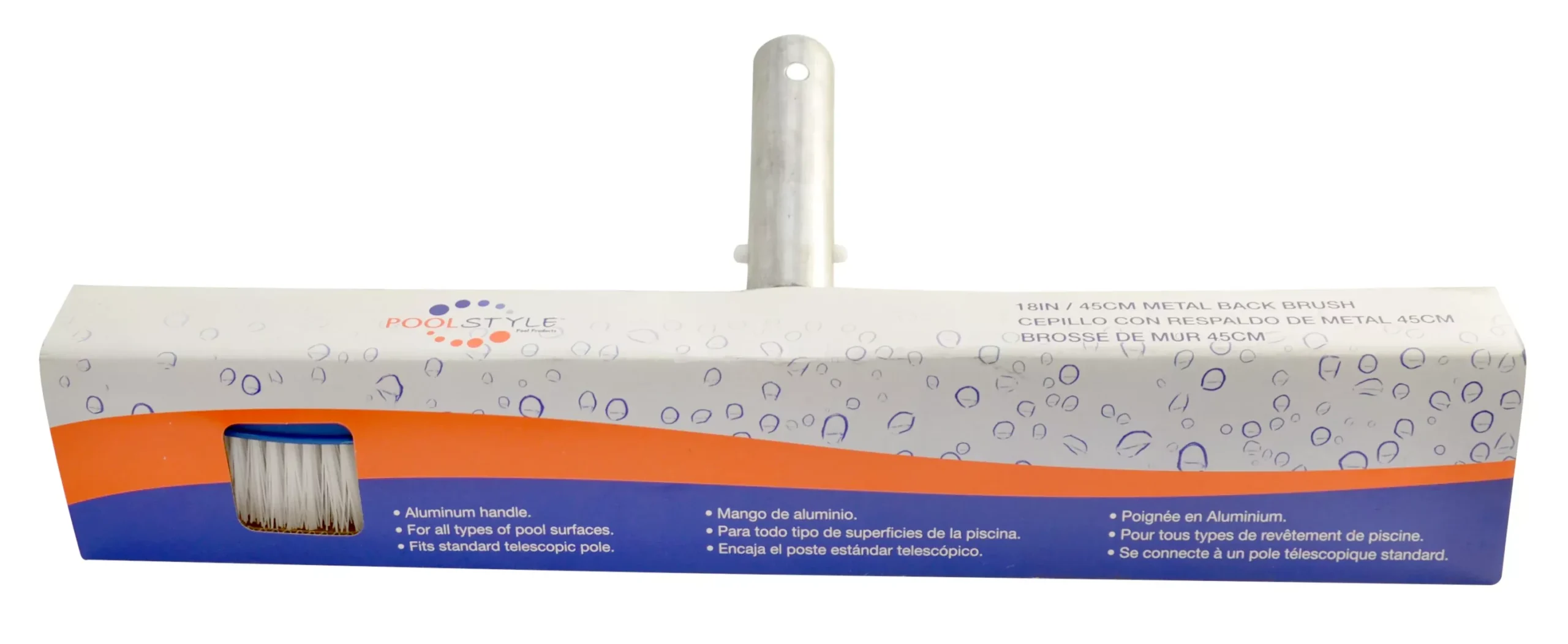 18″ ALUM BACK POLY BRUSH