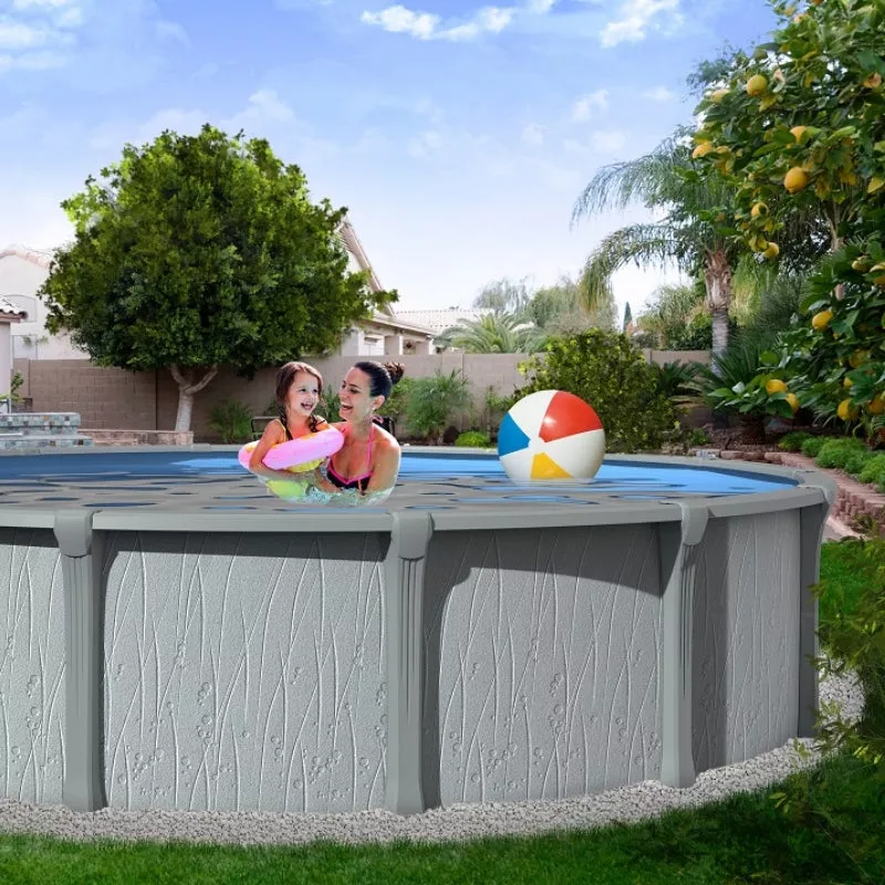 18′ X 54″ Round Saltwater Friendly Resin Frame Above Ground Tradewind Pool