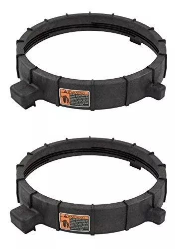 2) Pentair 59052900 Clean Clear Pool Spa Filter Predator Locking Ring Assemblies