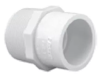 2″x1-1/2″ RED MALE ADAPTER
