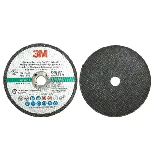 3M 01987 3″ x 1/32″ x 3/8″ General Purpose Cut-Off Wheel 50 PACK