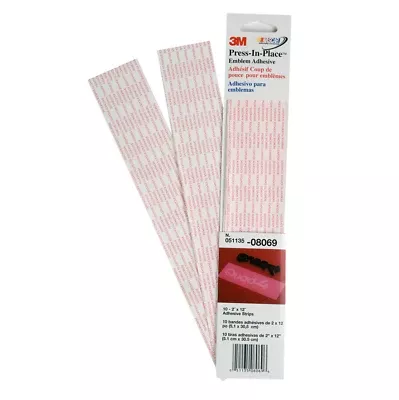 3M EMBLEM ADHESSIVE, PRESS IN PLACE OR PLASTIC AND EMBLEM GLUE