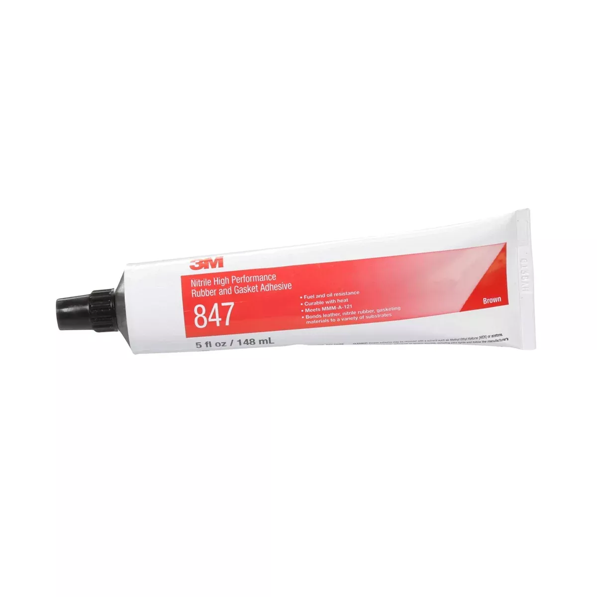 3M Nitrile High Performance Rubber and Gasket Adhesive 847, Brown
