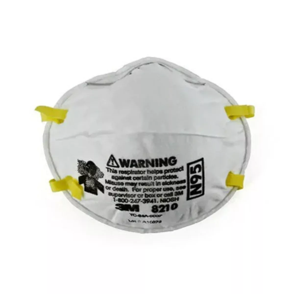 3M™ Particulate Respirator 8210, N95 – Half Facepiece, Filter, One Size