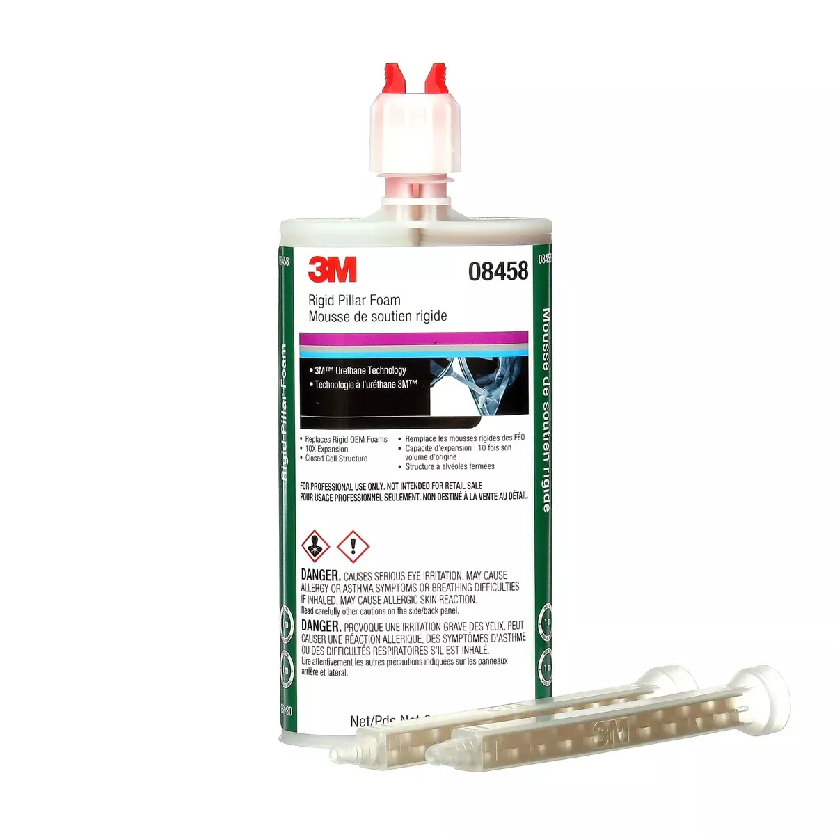 3M Rigid Pillar Foam 08458, Urethane, High Performance, Expanding, 200 mL Cartridge