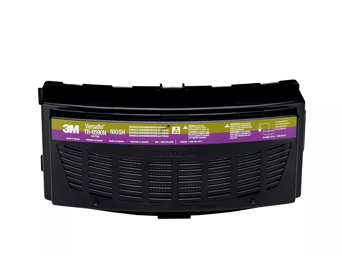 3M Versaflo TR-6590N Multi-Gas/HE Cartridge,Black