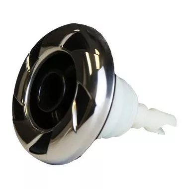 4" Cal Spas Poly Storm Jet, Directional, Metal/Black
