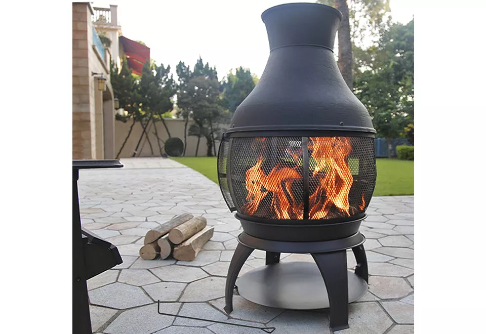 45” Cast Iron Chiminea