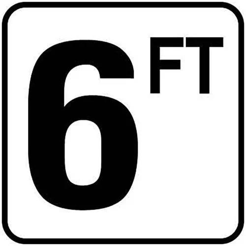 6 Vinyl Stickon 6Ft | V620060