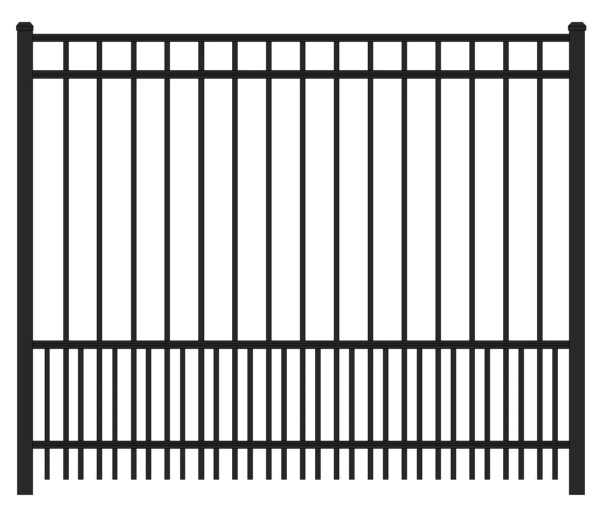 60″ 3230 CP THRU PICKET BOTTOM