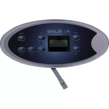 7 Button, 54652, Balboa Topside, VL702S, P1, P2, Bl, Lt, Mode, Temp