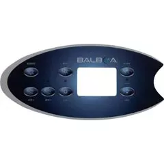 7 Button VL Series Keypad Overlay 11790