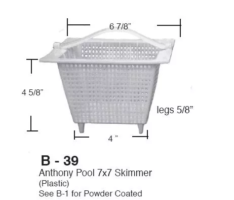 7″x7″ ANTHONY SKIMMER BASKET