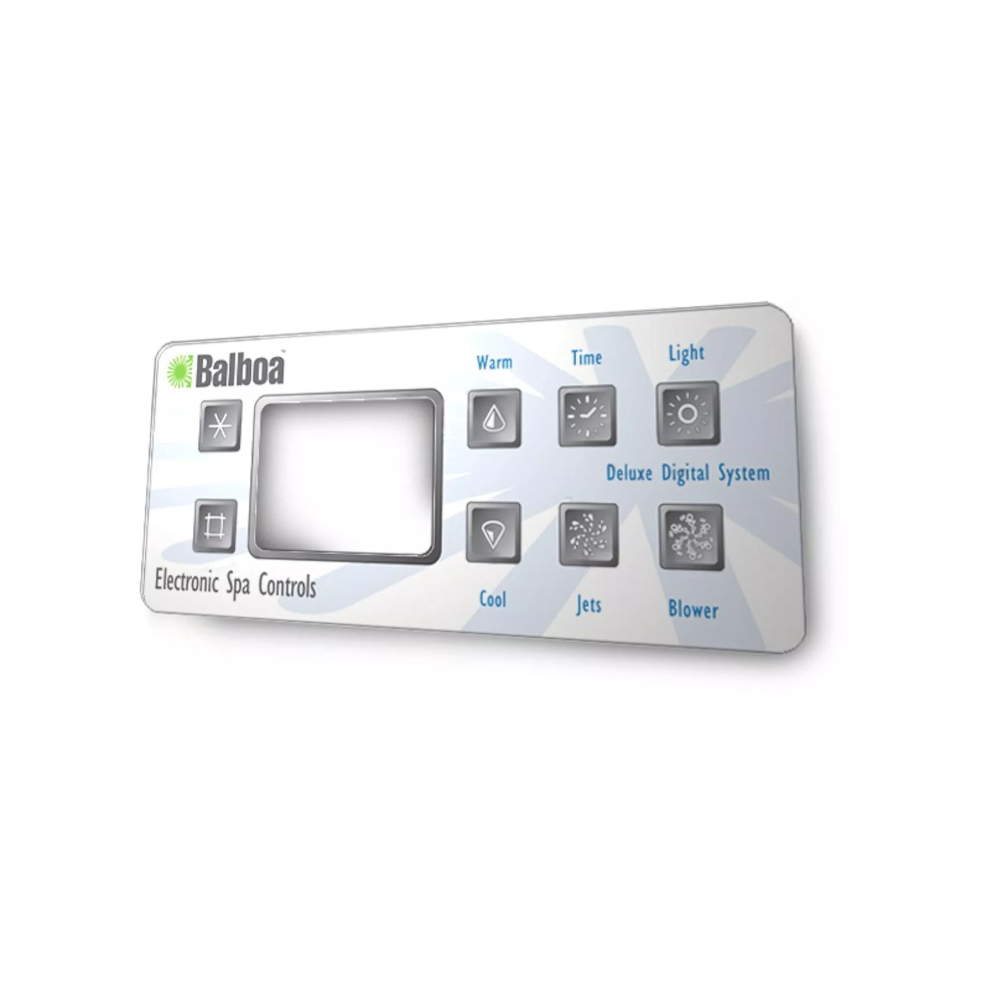8 Button Balboa Serial Deluxe Keypad Overlay 10299