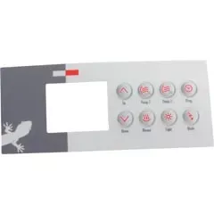 8 Button TSC Series Keypad Overlay 9916-100094