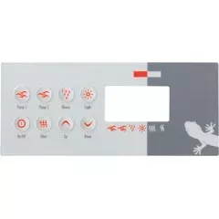 8 Button TSC Series Keypad Overlay 9916-100130