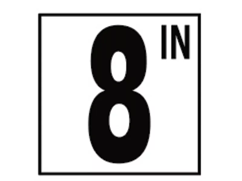 8 IN DEPTH MARKER