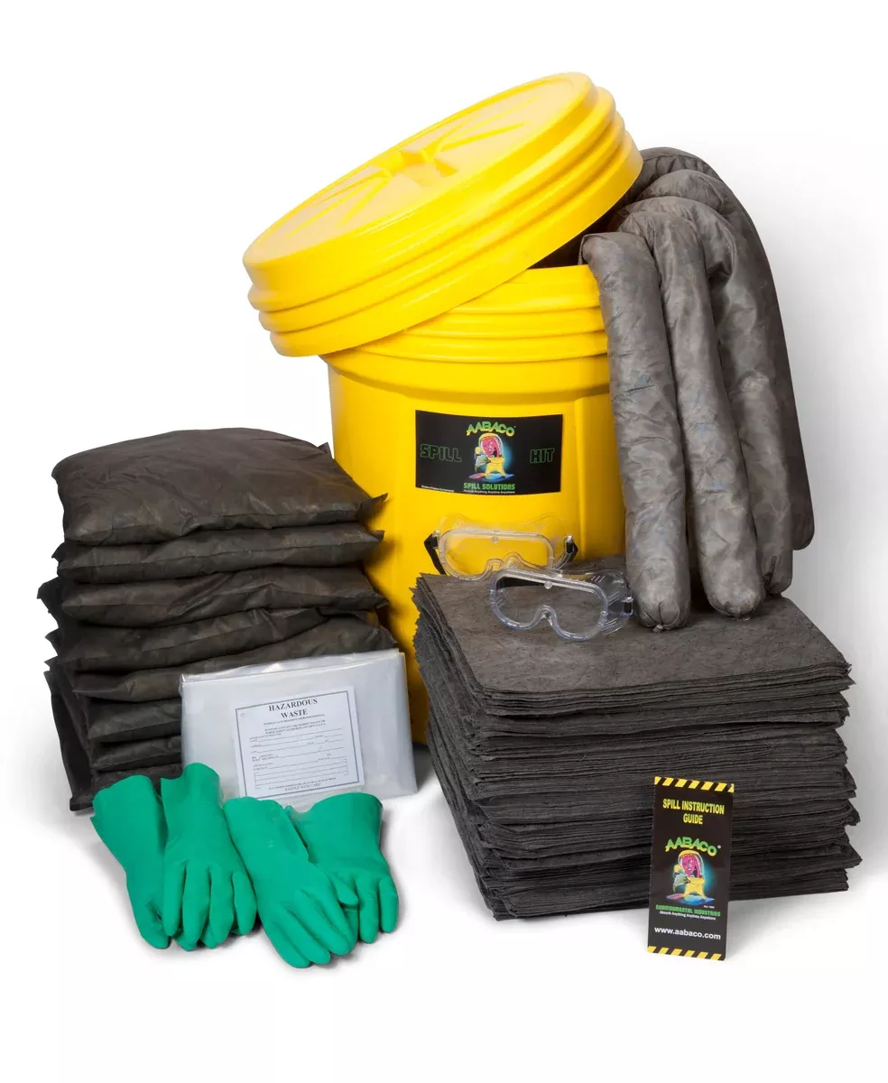 AABACO CHEMICAL ONLY SPILL KIT IN DRUM – 40 GALLONS