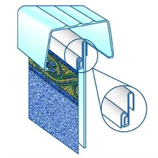 Above-ground Pool Bead Receiver Kit 48″ Section