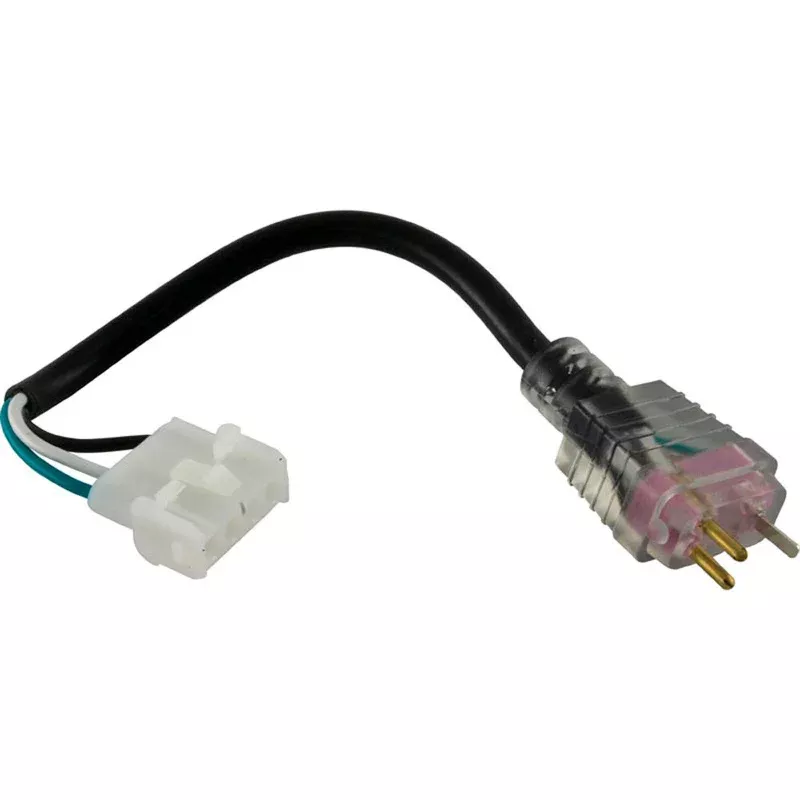 Adapter Cord, H-Q Accy, Molded/AMP, 6″, 115v/230v, 15A, Lt. Vlt
