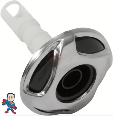 Adjustable 2 1/4" Cluster Storm Threaded Directional Jet Internal Reverse Swirl Metallic Waterway