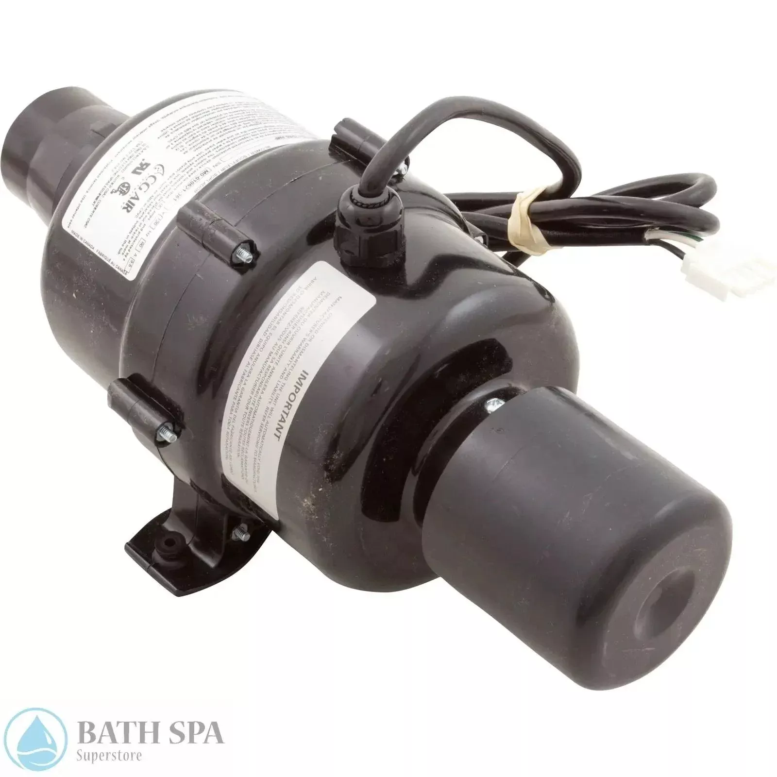 Air Blower CG Air Millenium Variable Speed 115V 9.5A With Heater Ultra Silent Performance 3 Ft Cord