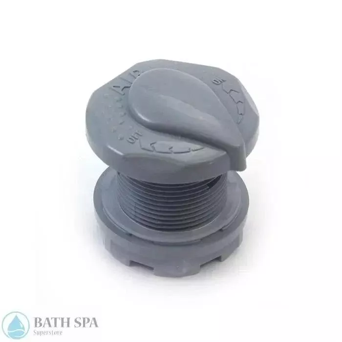 Air Control 1″ Under Skirt w/Designer Cap – 2-1/2″OD Grey (13584)