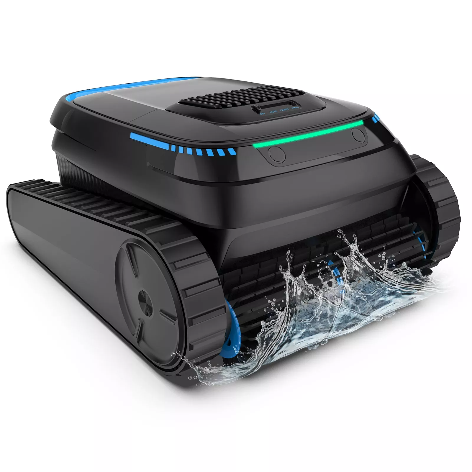 Airrobo PC10 Black Cordless Robotic Pool Vacuum Cleaner, Wall-Climbing Pool Robot Vacuum