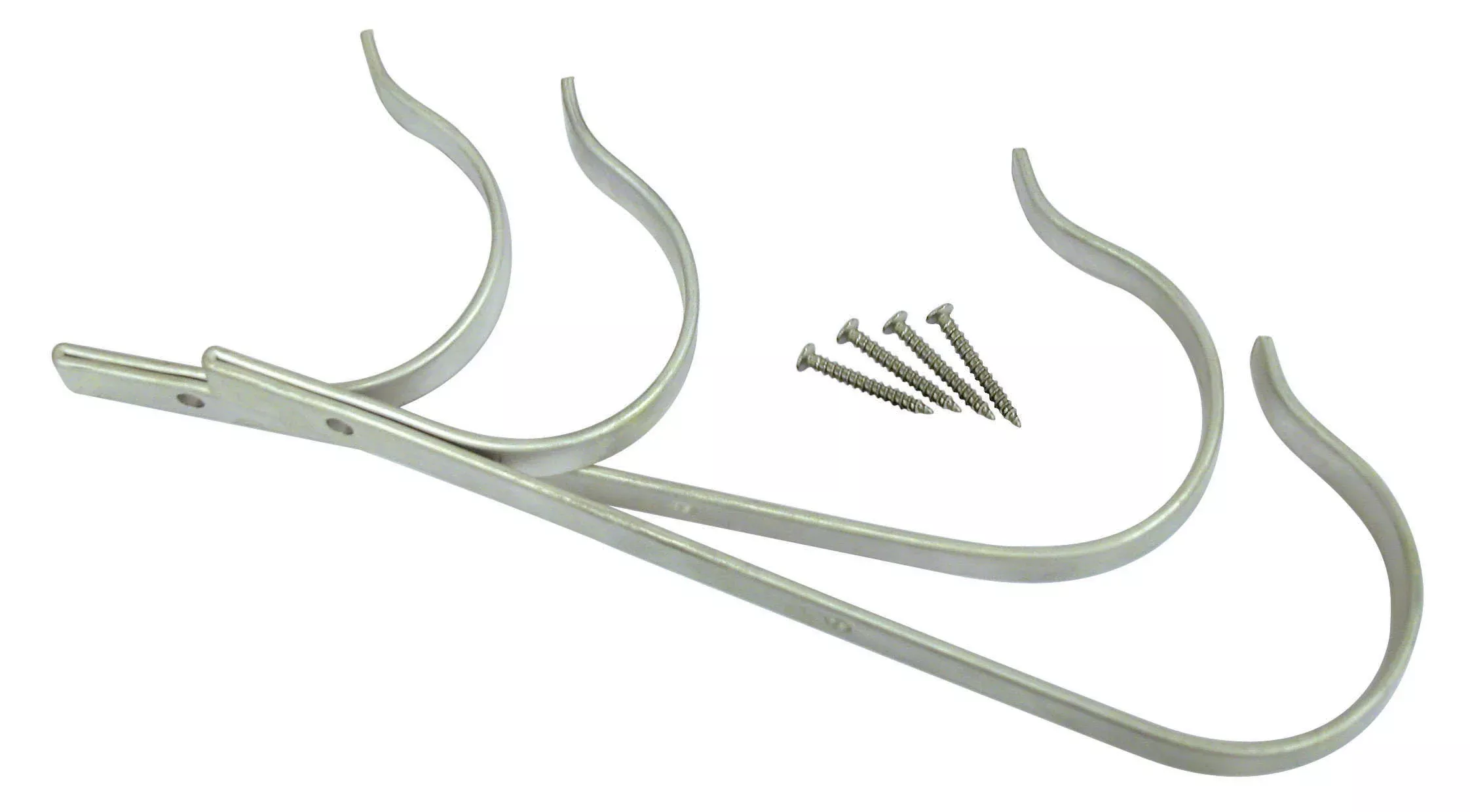 ALUMINUM POLE HANGERS W/SCREWS