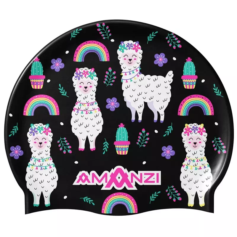 Amanzi – Ooh La Llamas Swim Cap