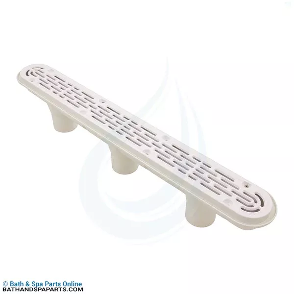 AquaStar 32″ Flat Grate For Concrete Channel Drain [White] (32CDFL101)