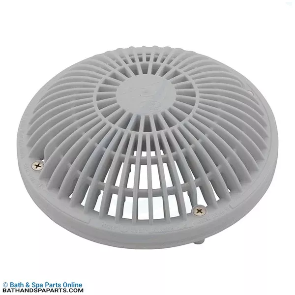 AquaStar MoFlow 8″ Round Main Drain Cover w/Frame [Lt Grey] (8MF103)