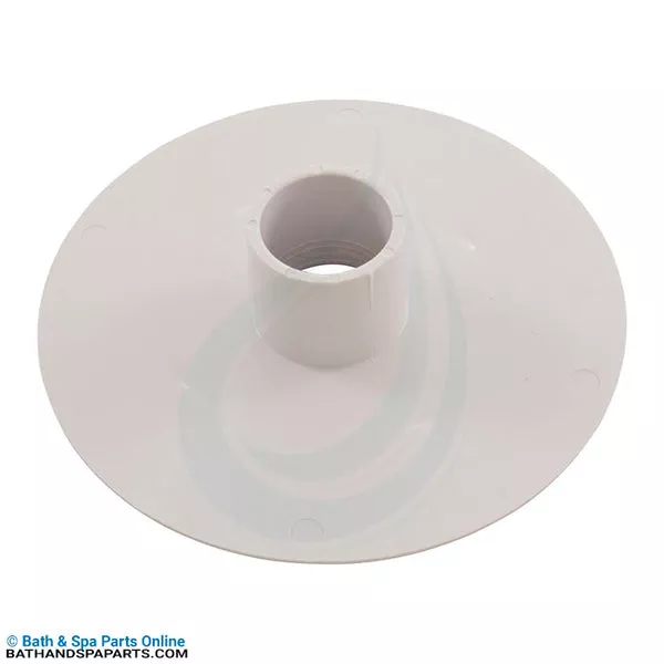 AquaStar Wall Fitting [6″ D] [1-1/2″ Slip-Insider] [White] (615SI101)