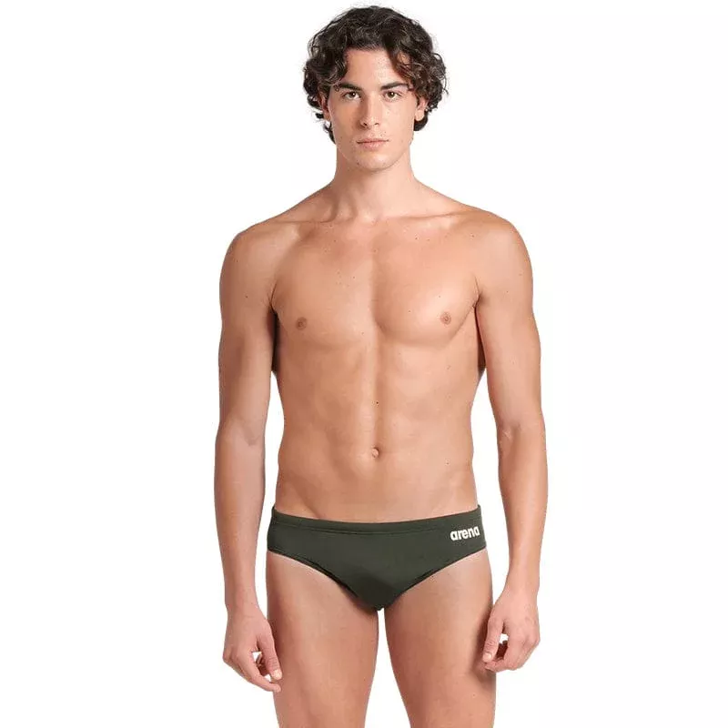 Arena – Team Solid Men’s Swim Brief – Sage/White
