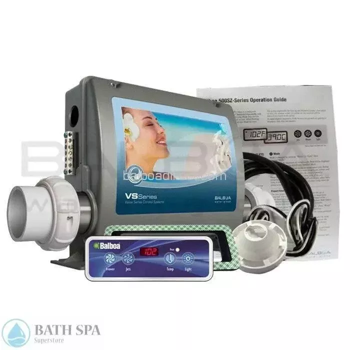Balboa Spa Control, BWG VS501Z, P1, P2 or Bl, Oz, Lt, 4kW, 115v/230v
