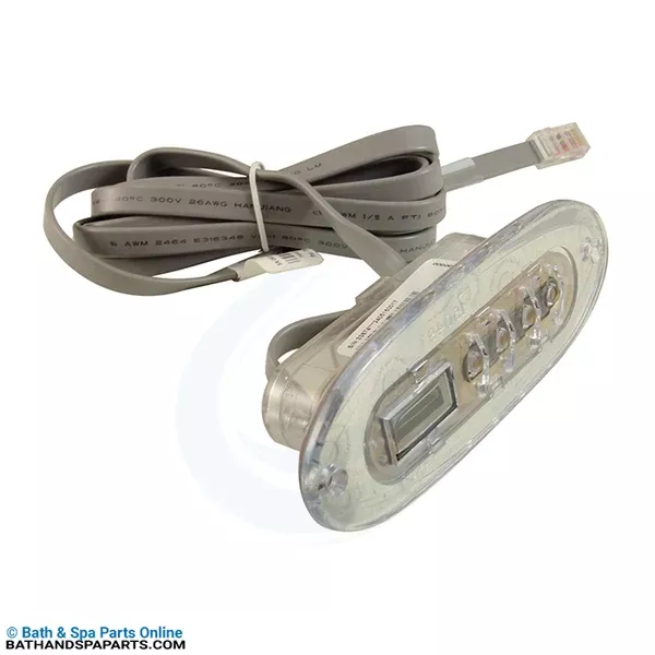 Balboa VL240 4-Button Clear Topside [w/o Overlay] (G8224)