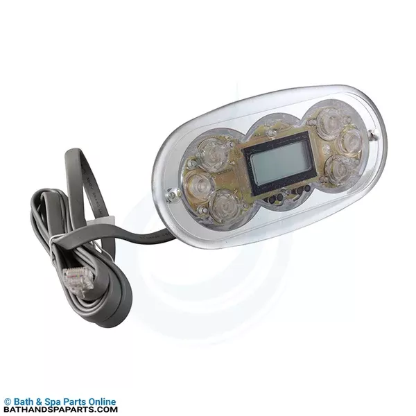 Balboa VL406U 4-Button Topside [w/o Overlay] (G8247)