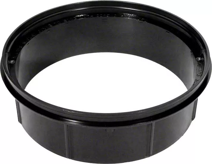 Bermuda Extension Collar for Gunite Skimmers – 3-1/8 Inches – Black
