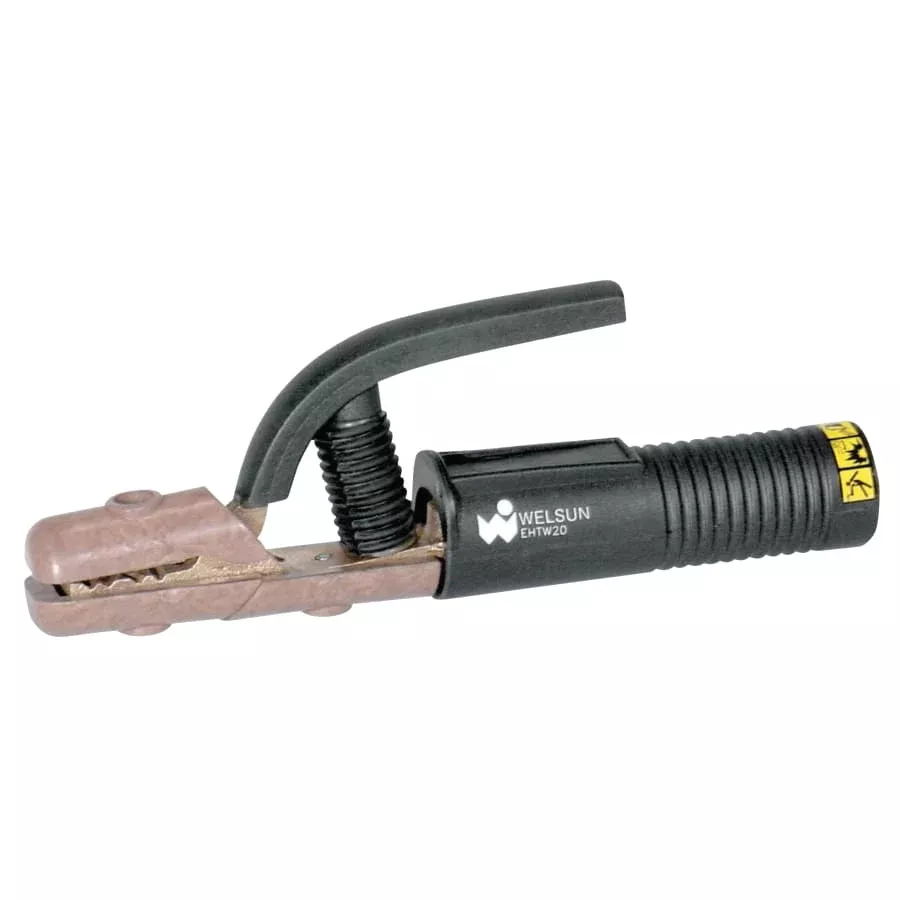 Best Welds Electrode Holder – High Tong Type, 200 A, Brass, #3 Cable, 3.2 mm Electrode Cap, 8.46 in L